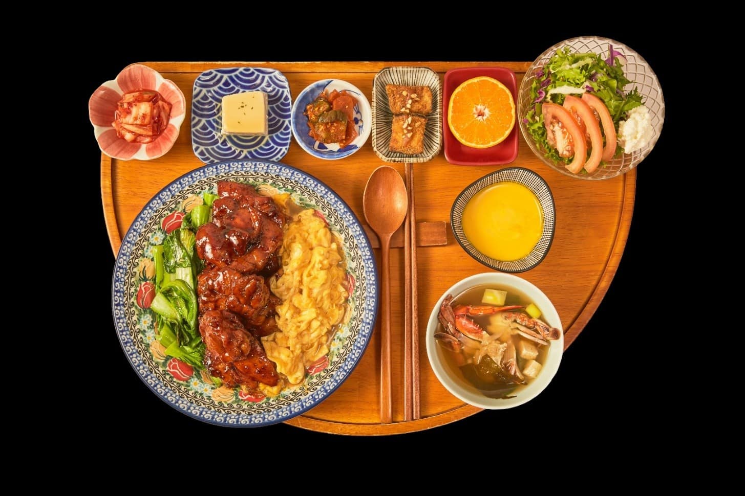 삼색야키토리 정식 한 상